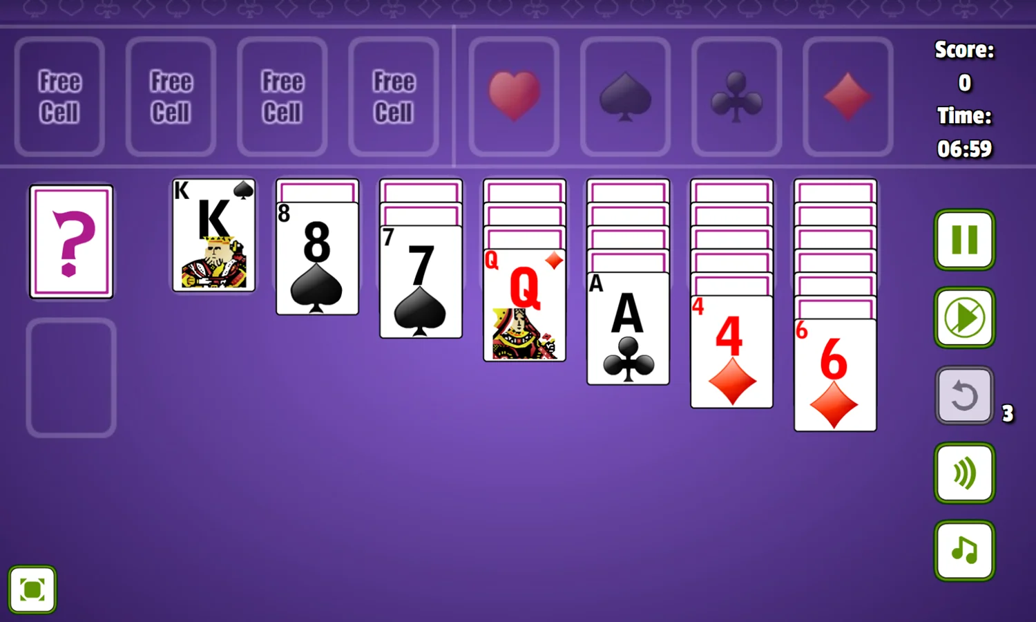 Free spider solitaire
